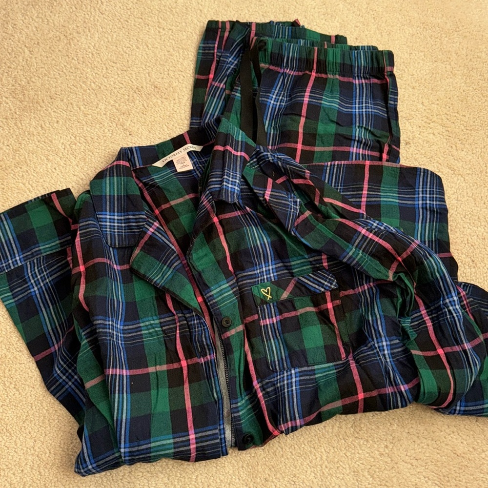 Plaid Pajama Set